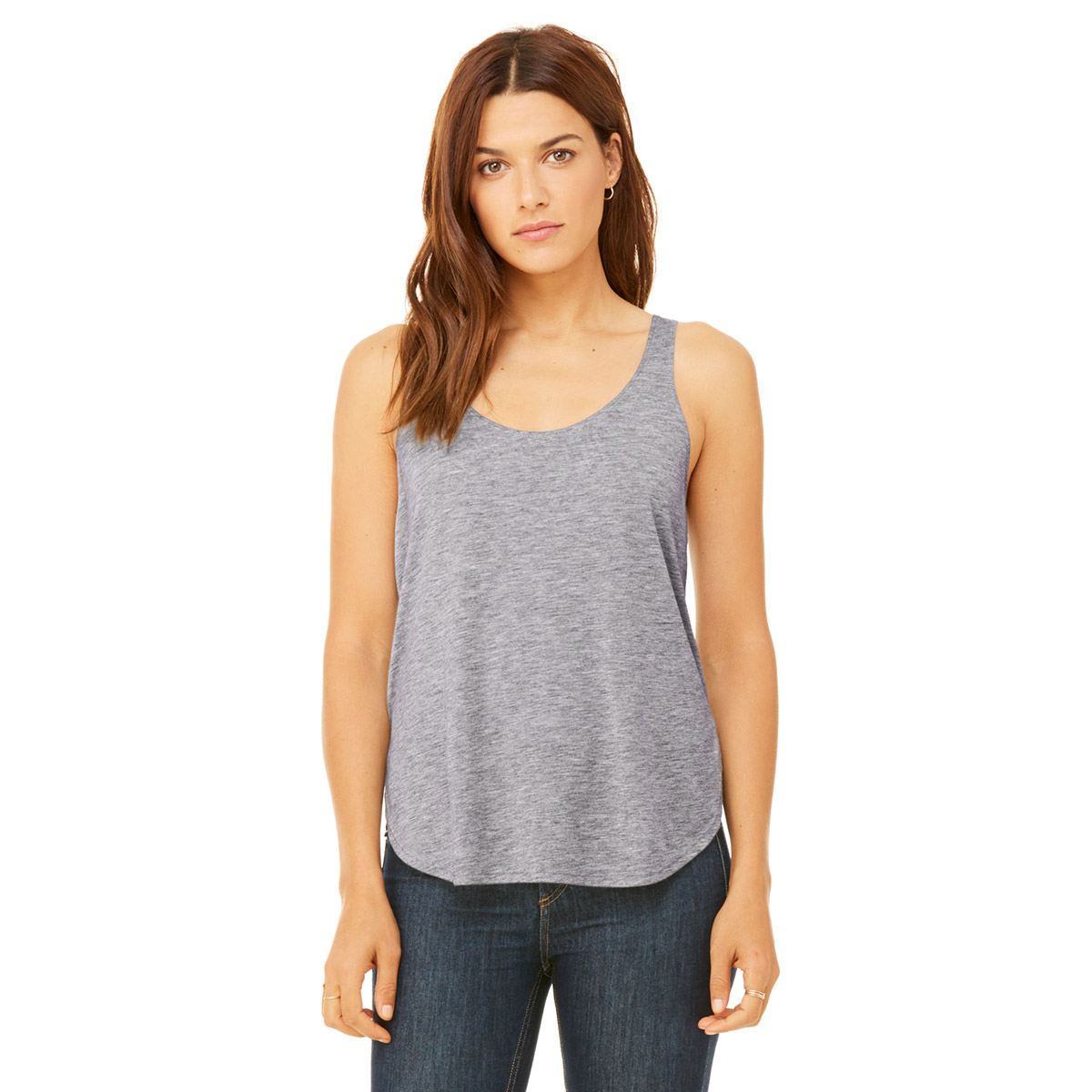 Women's Flowy Side Slit Tank