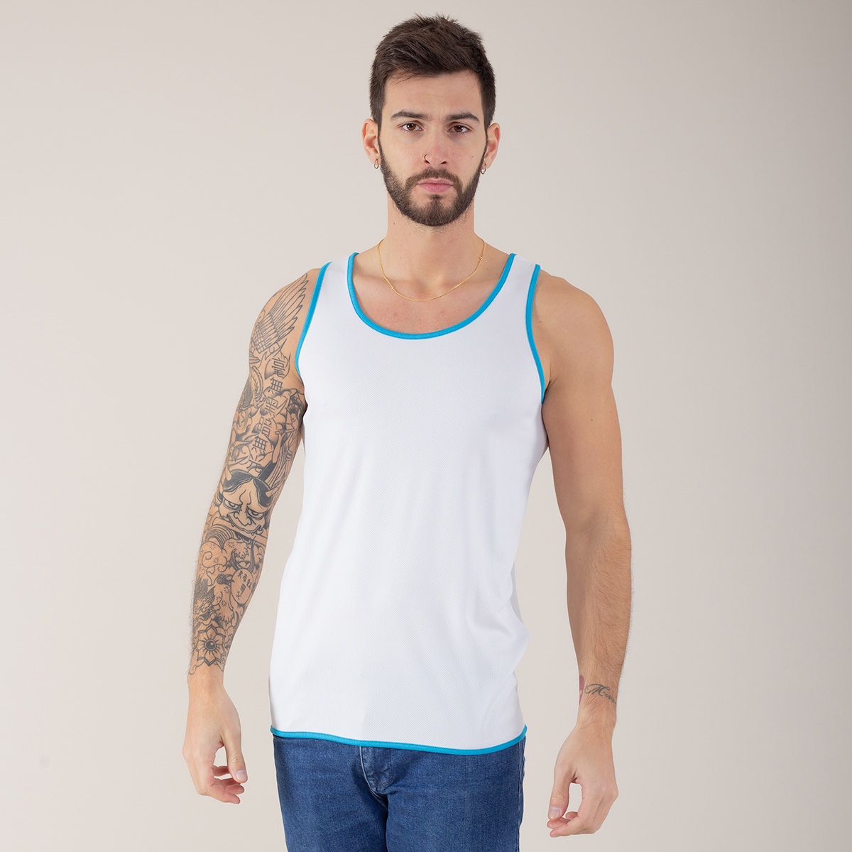 Contrast Tank Top